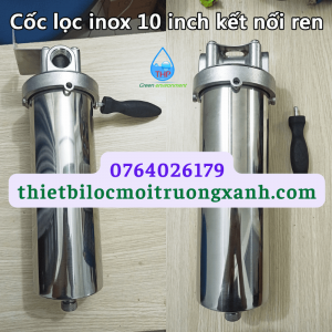 52. Cốc Lọc Inox 316l Bigblue 10 Inch 1